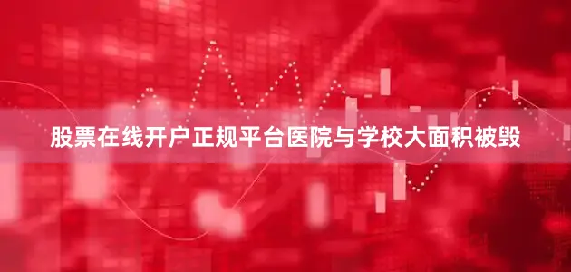 股票在线开户正规平台医院与学校大面积被毁